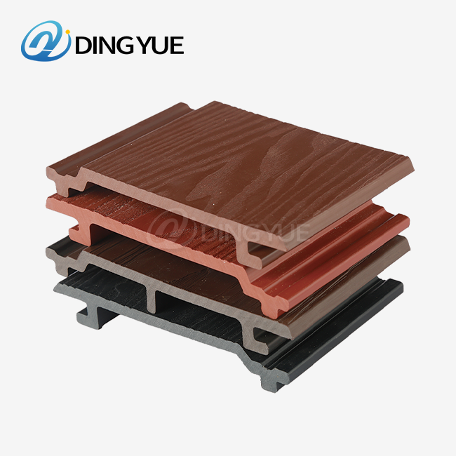 WPC Outdoor 2nd Flat Wall Panel 3D Relief wood grain